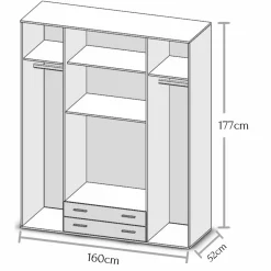 Armoire à portes battantes  BASE 4