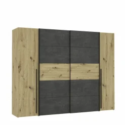 Armoire à portes battantes et coulissantes NARAGO