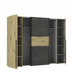 Armoire à portes battantes et coulissantes NARAGO