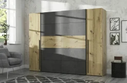 Armoire à portes battantes et coulissantes NARAGO