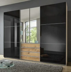 Armoire à portes battantes et coulissantes MAGIC GLAS