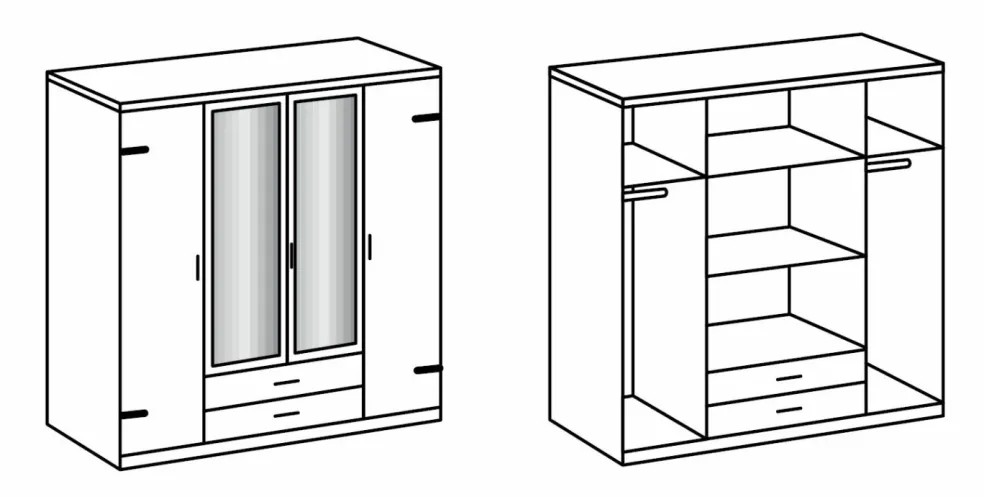 Armoire à portes battantes CORK