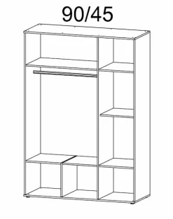 Armoire à portes battantes KEMI