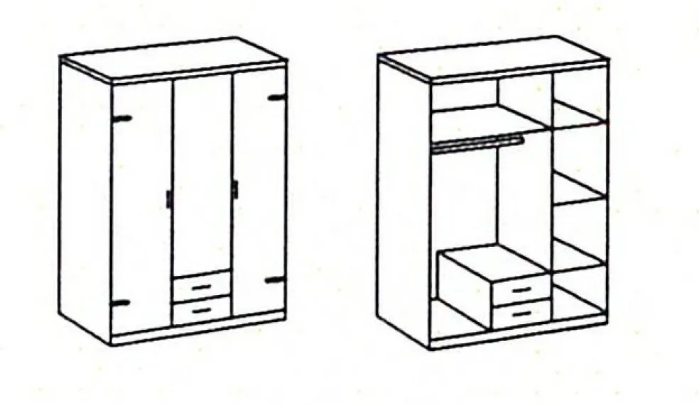 Armoire à portes battantes CORK