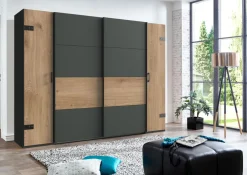 Armoire à portes battantes et coulissantes STOCKHOLM