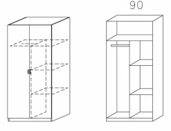 Armoire à portes battantes CASE