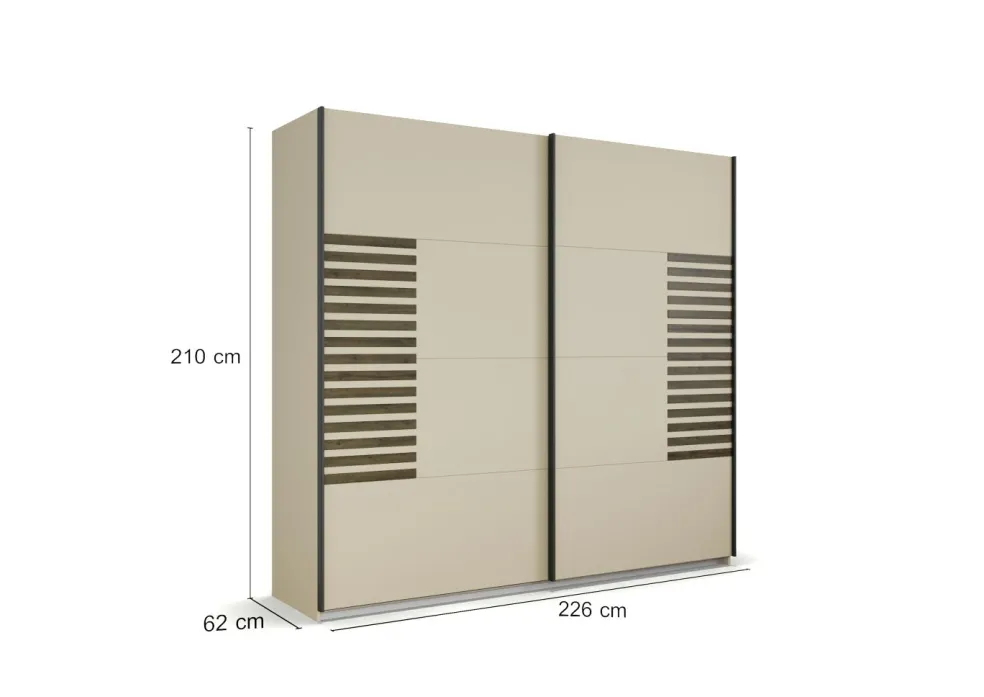 Armoire à portes coulissantes LISSABON