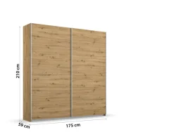 Armoire à portes coulissantes AURELIO