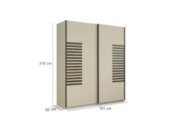 Armoire à portes coulissantes LISSABON