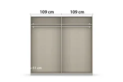 Armoire à portes coulissantes AURELIO