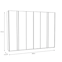 Armoire à portes coulissantes TULUZA