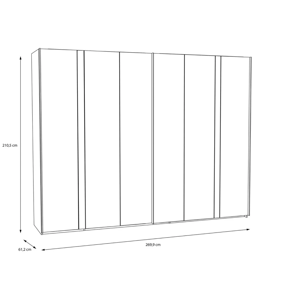 Armoire à portes coulissantes TULUZA