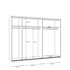 Armoire à portes coulissantes KYA