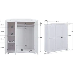 Armoire à vêtements BASTIAN