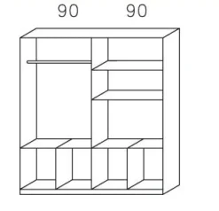 Armoire à vêtements CELLE
