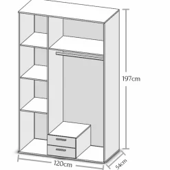 Armoire à vêtements CHICAGO
