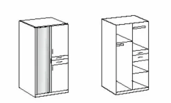 Armoire à vêtements KOBLENZ