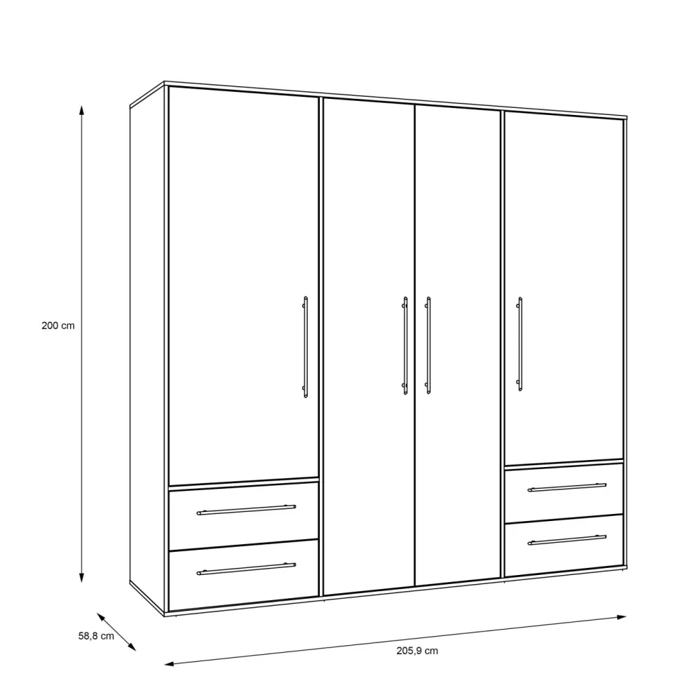 Armoire à vêtements VALGA