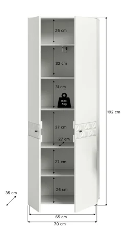 Armoire de penderie ZIWAY