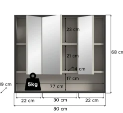 Armoire de toilette BAGNO