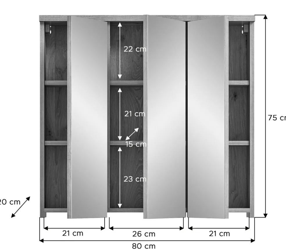 Armoire de toilette METU