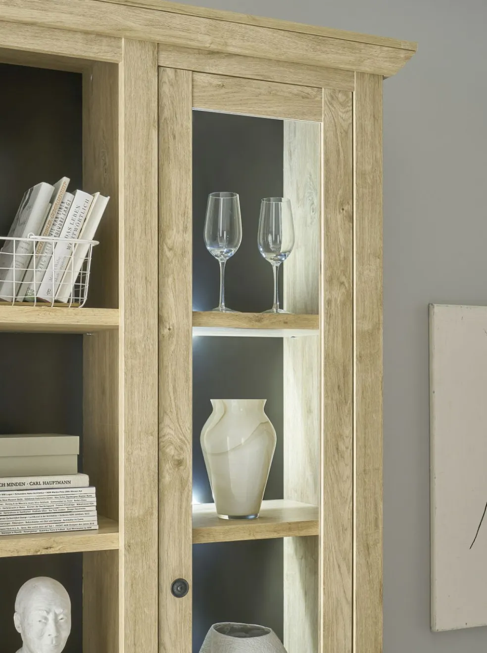 Bahut haut vitrine CORNWALL 24