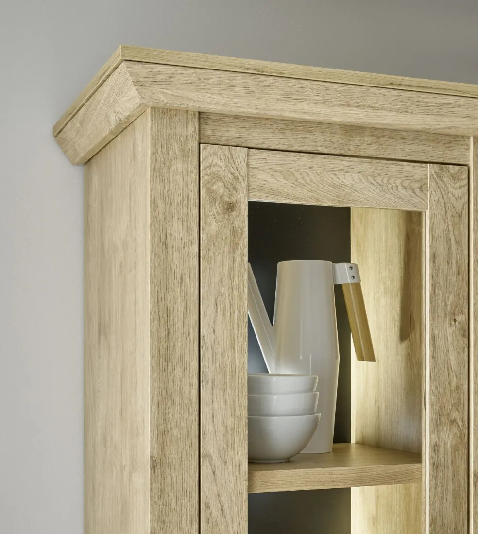 Bahut haut vitrine CORNWALL 57