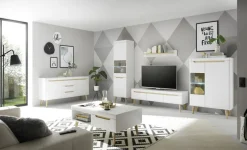 Bahut haut vitrine SVANTE