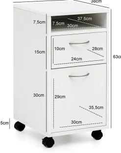 Caisson à roulettes SAN CLEMENTE