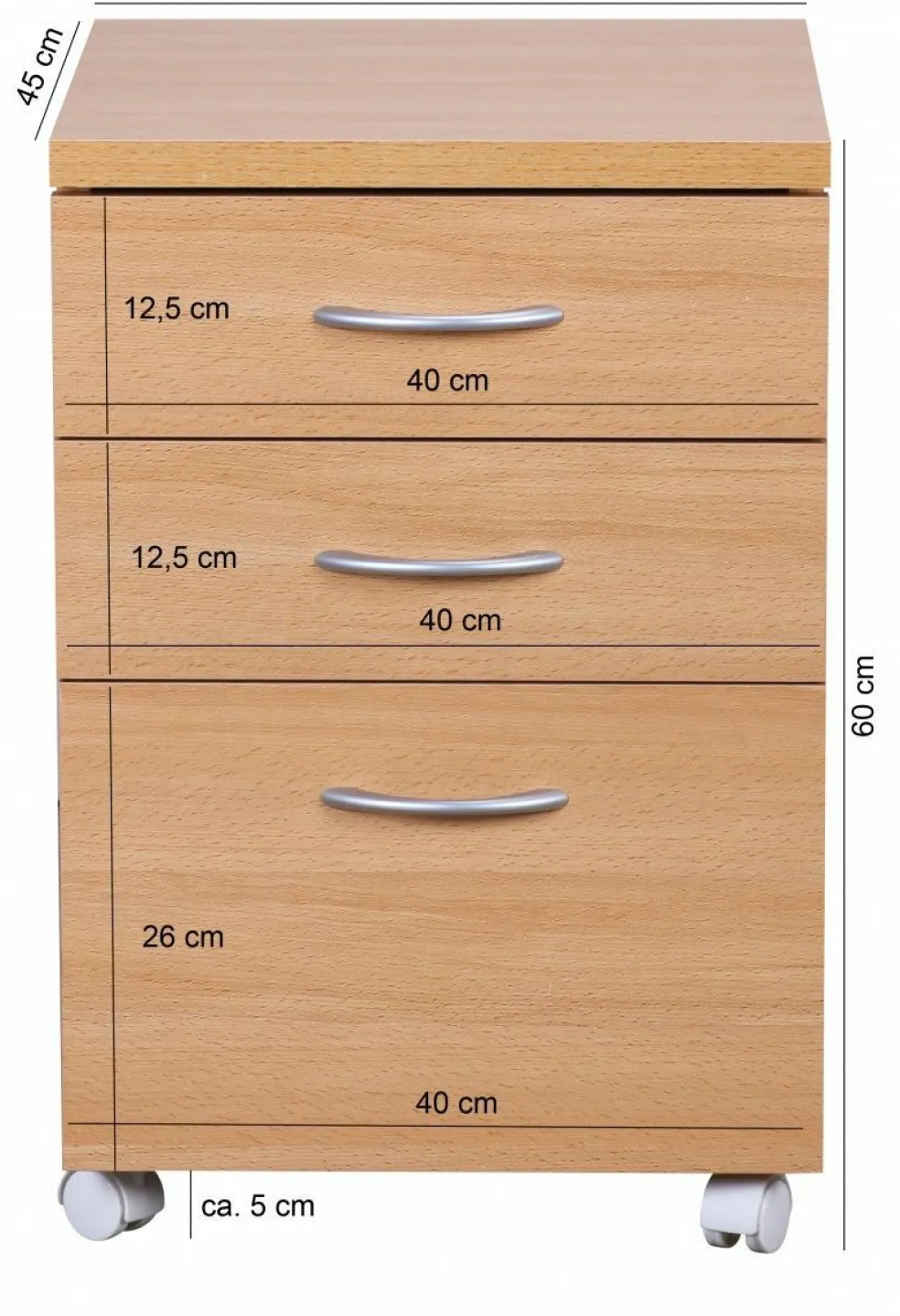Caisson à roulettes SAN CLEMENTE