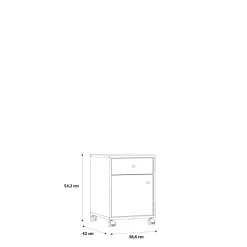 Caisson à roulettes TEMPRA 2