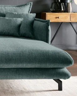 Canapé 2 places avec méridienne LAVA