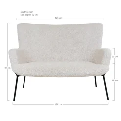 Canapé 2 places GLASGOW