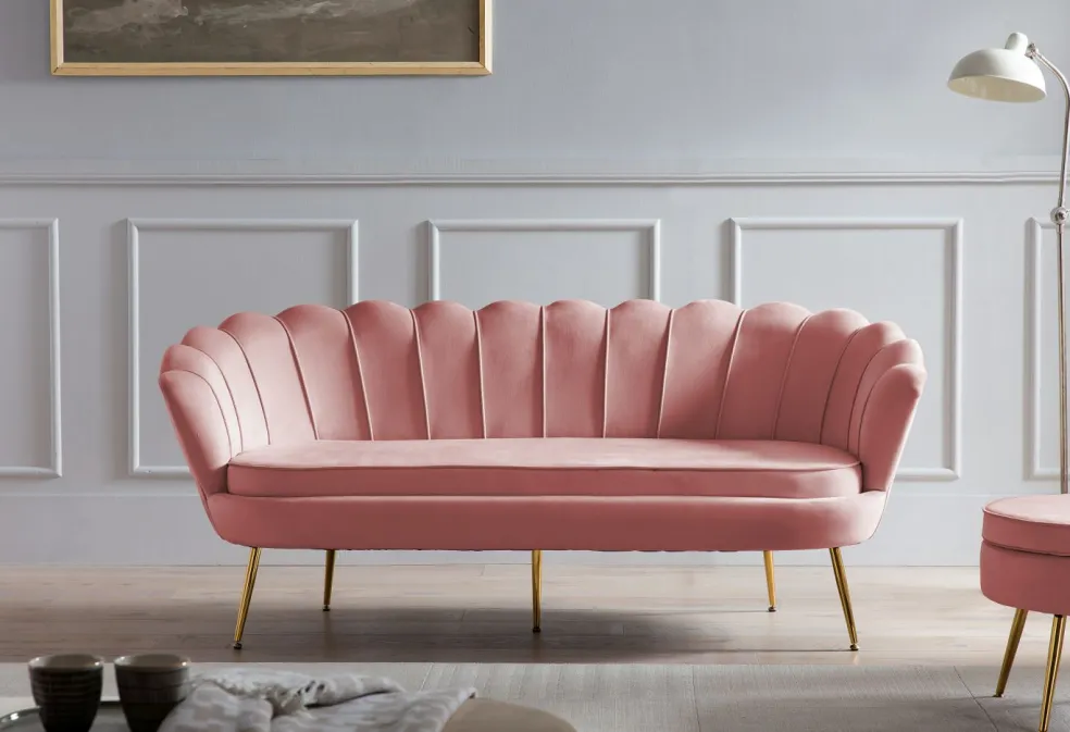 Canapé coquillage 3 places BANDUNG