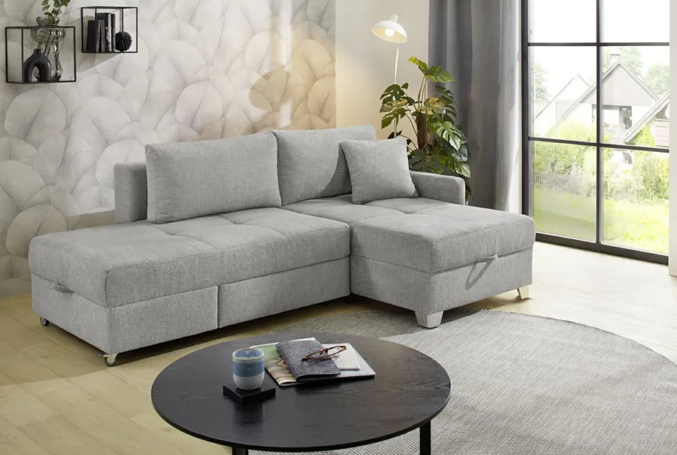 Canapé d'angle avec fonction SLIDER