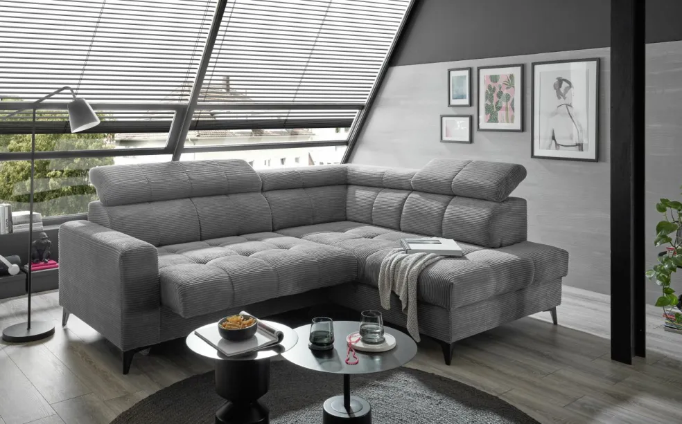Canapé d'angle avec fonction Bavaro