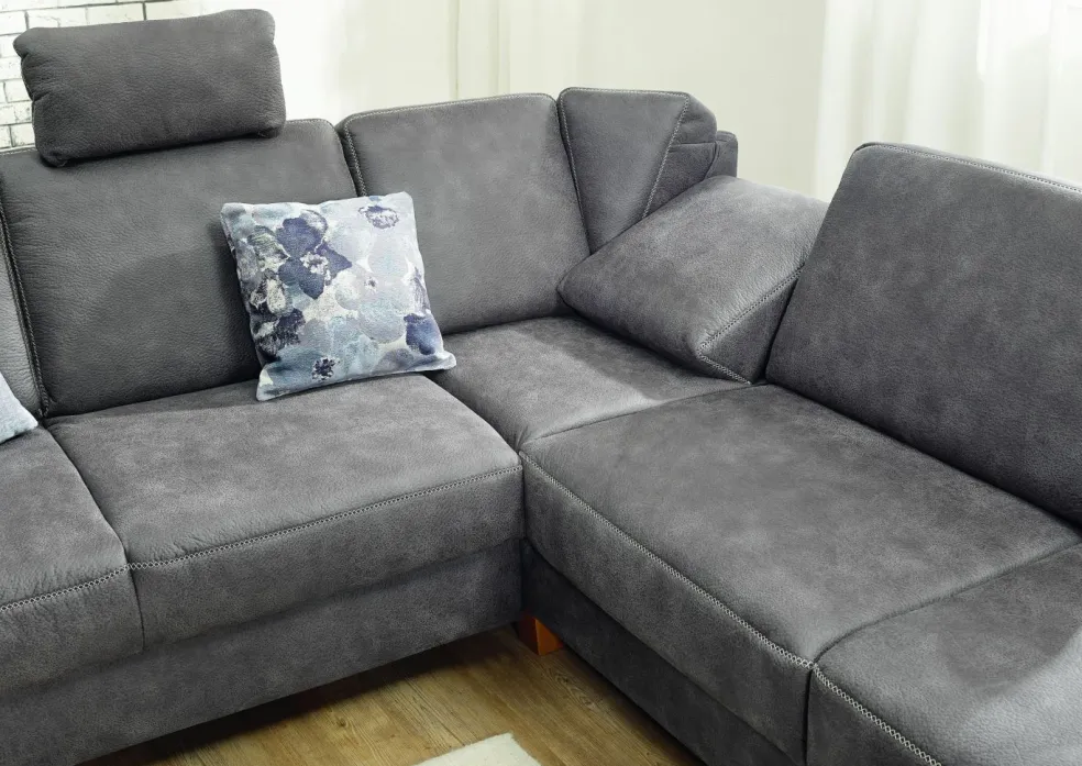 Canapé d'angle avec fonction relax ELIZABETH