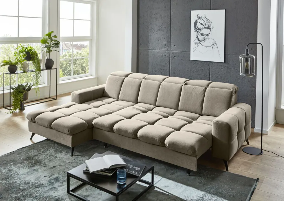 Canapé d'angle avec fonction FELIX