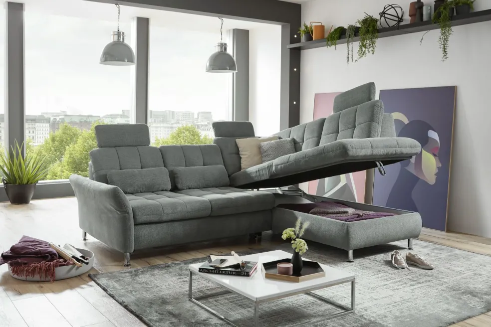 Canapé d'angle avec fonction POLLY