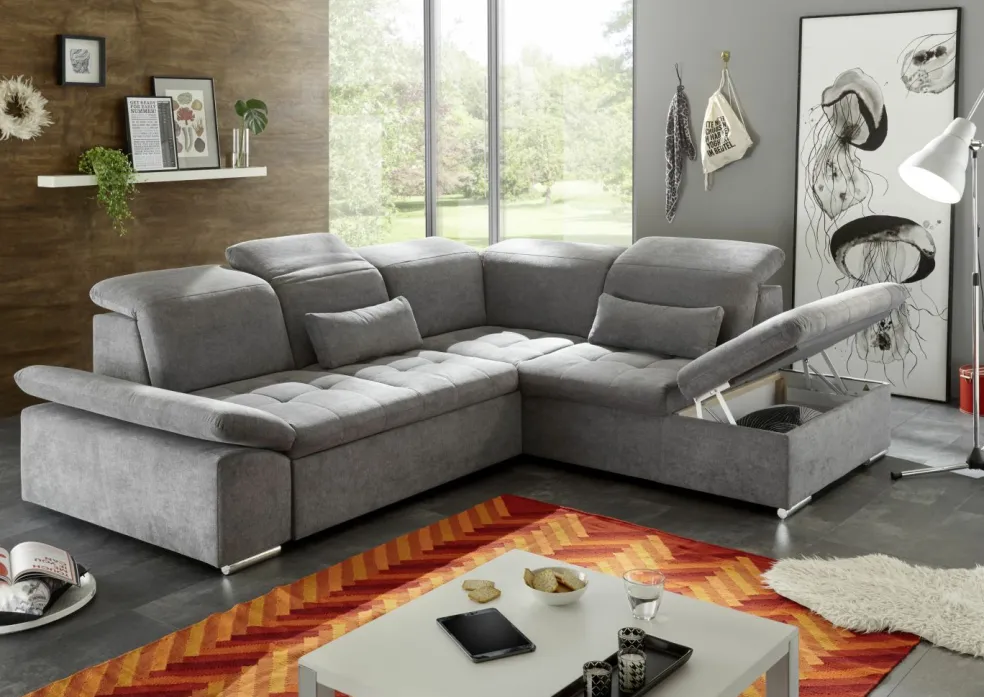 Canapé d'angle convertible WAYNE REC