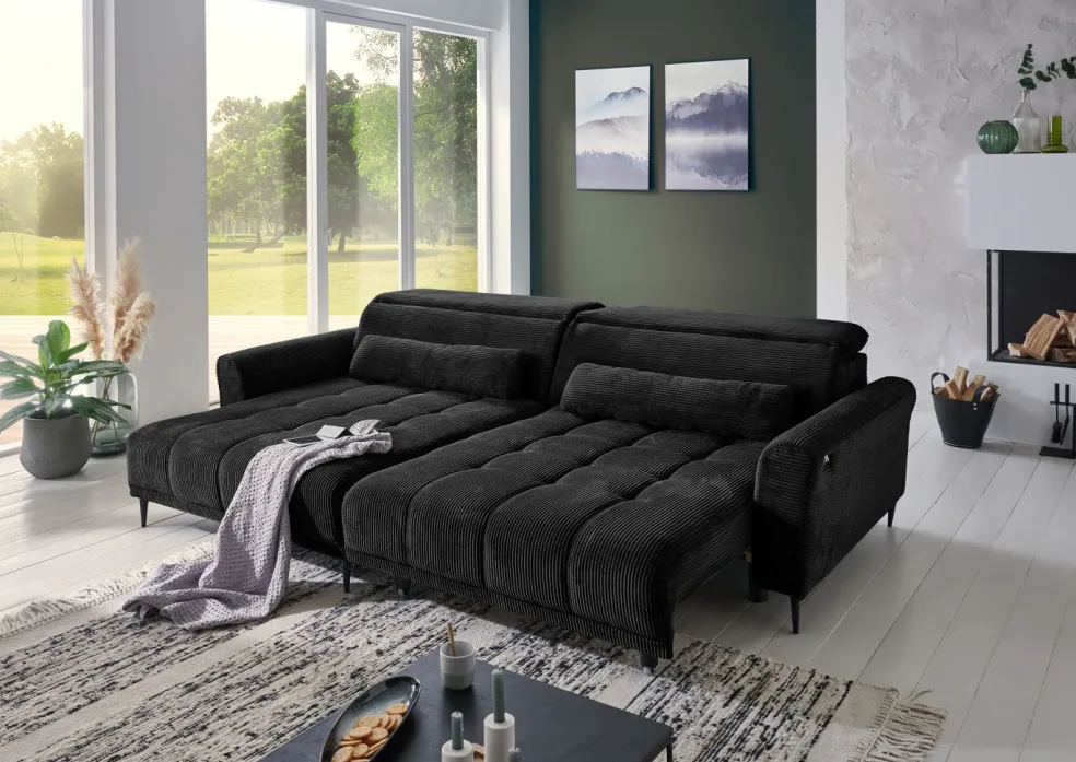 Canapé d'angle convertible LOGAN