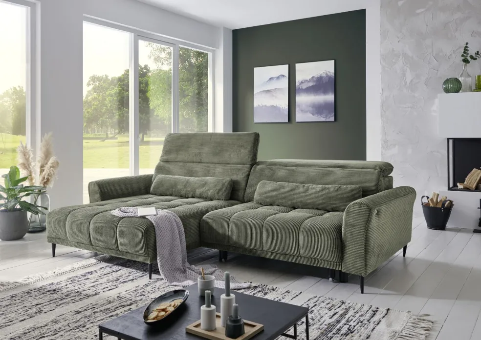 Canapé d'angle convertible LOGAN