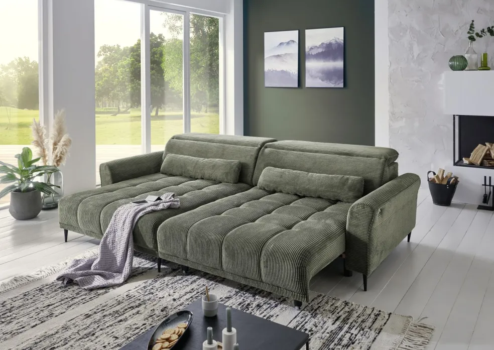 Canapé d'angle convertible LOGAN