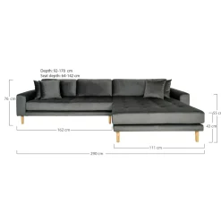 Canapé d'angle LIDO