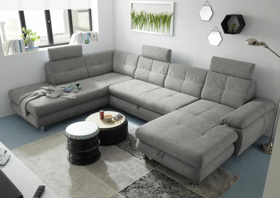 Canapé en U convertible ALBA