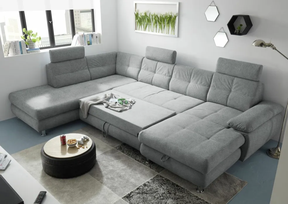 Canapé en U convertible ALBA