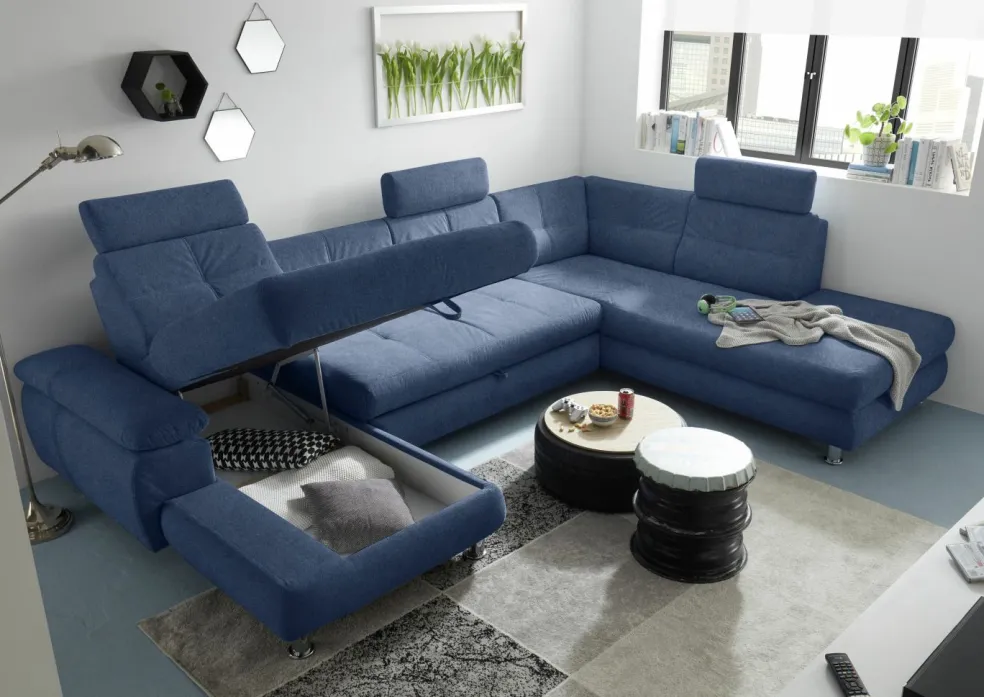 Canapé en U convertible ALBA