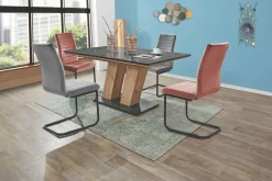 Chaise à piètement luge BUCHHOLZ