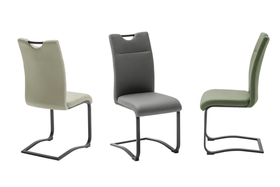 Chaise à piètement luge ZAPARA