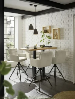 Chaise de bar pivotante PALERMO